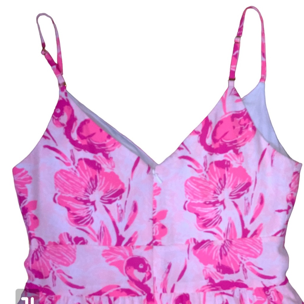 🩷 NWT Lilly Pulitzer Hot Pink Maxi Dress - 0 - Picture 4 of 10